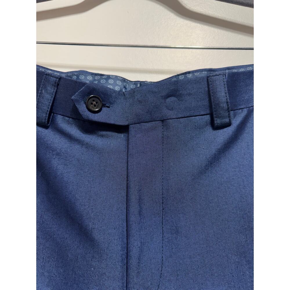 Lauren Ralph Lauren Mens Classic-Fit Flat Front Dress Pants Emory Navy 38x30 NWT - Picture 5 of 5